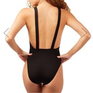 Andie Montauk Flat Black M swimsuit